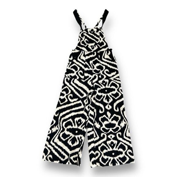 Anthropologie Constance Wide Leg Cropped Overalls Size Medium - Picture 9 of 10